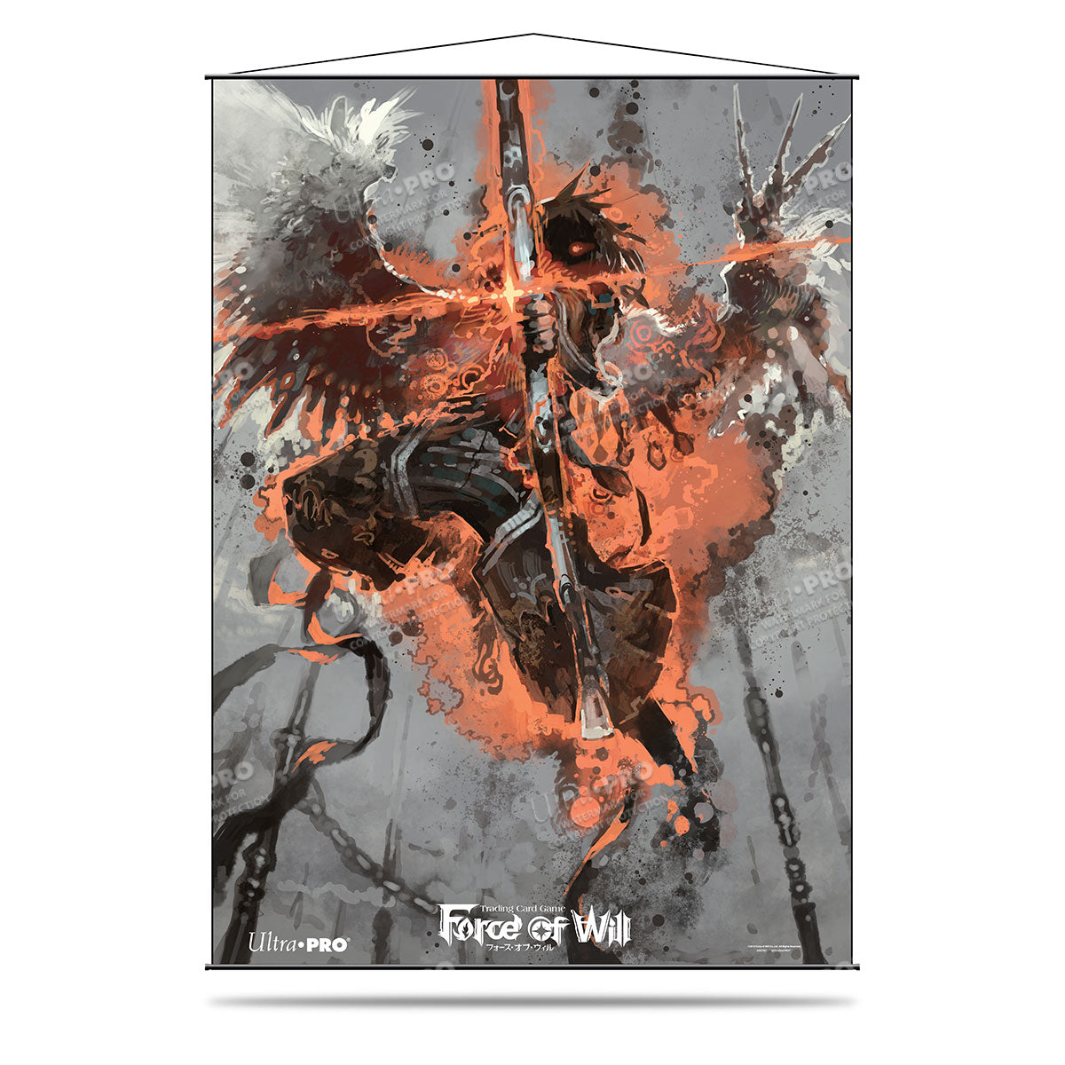 ultra-pro-dark-arla-the-shadow-wing-wandrolle-wall-scroll-f-r-force-of-will image 1