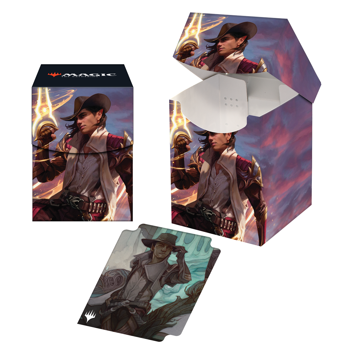ultra-pro-100-deck-box-outlaws-of-thunder-junction-kellan-the-kid-f-r-magic-the- image 2