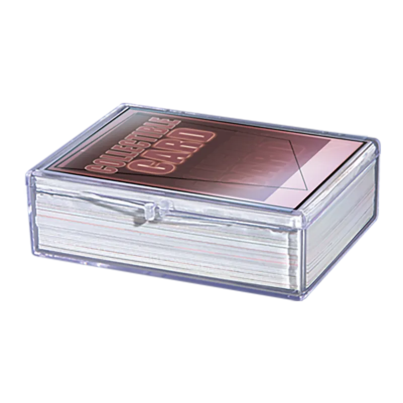 ultra-pro-hinged-50-card-storage-case-transparente-box-f-r-50-standard-karten image 1