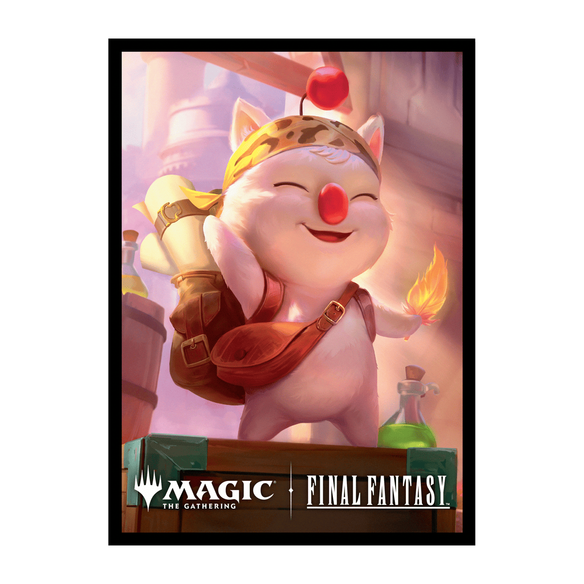 ultra-pro-magic-the-gathering-final-fantasy-stiltzkin-moogle-merchant-deck-prote image 1
