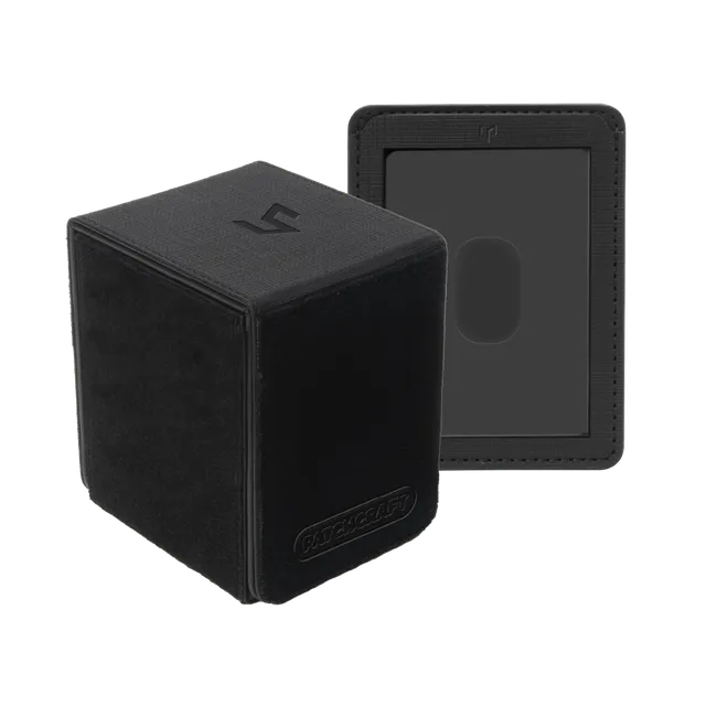 ultra-pro-patchcraft-alcove-flip-deck-box-black image 1