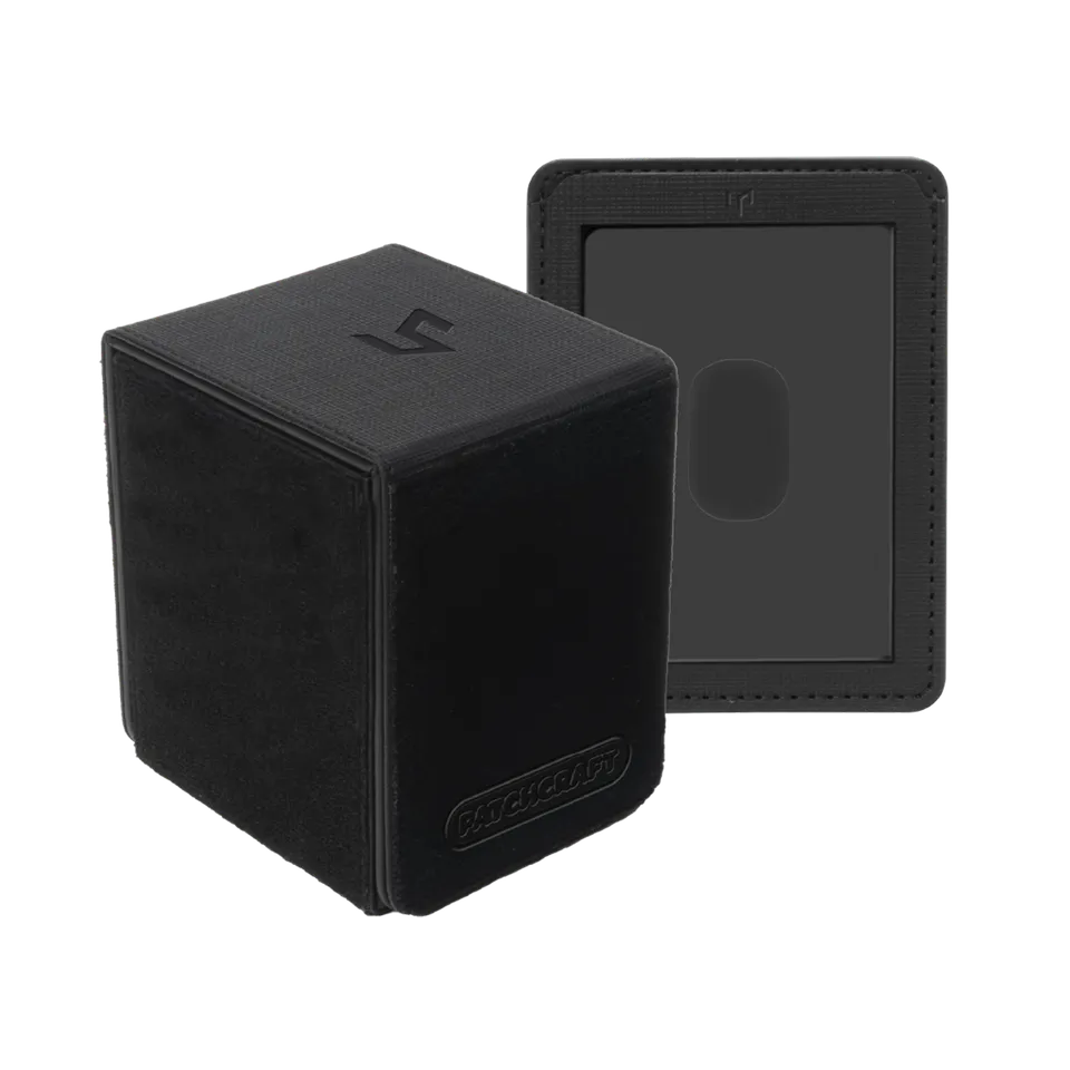 ultra-pro-patchcraft-alcove-flip-deck-box-black image 1