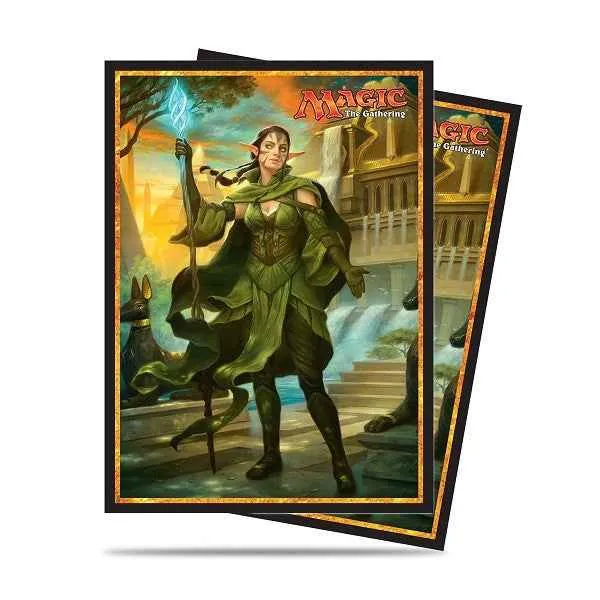 ultra-pro-amonkhet-nissa-standard-deck-protector-h-llen-80ct-f-r-magic-the-gathe image 1