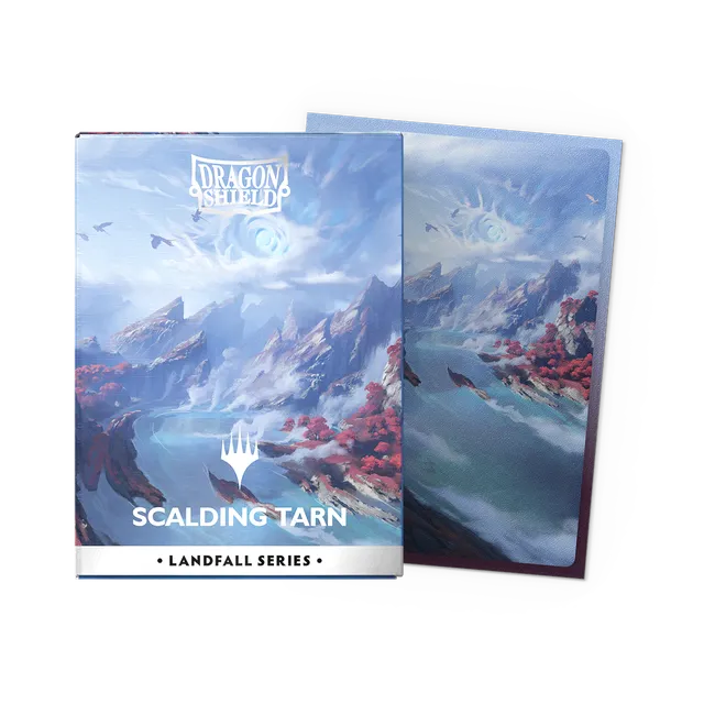 dragon-shield-landfall-series-scalding-tarn-matte-dual-art-sleeves image 1