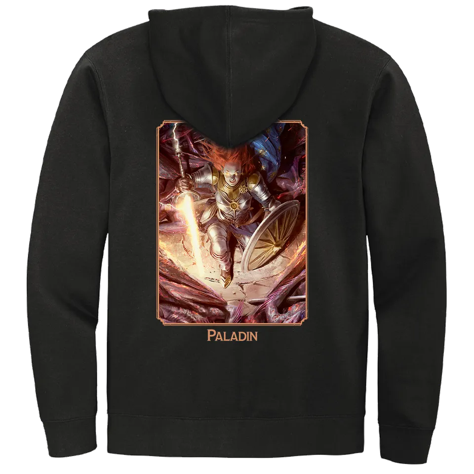 ultra-pro-dungeons-dragons-paladin-class-zip-hoodie-schwarz image 1