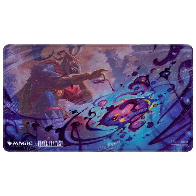 ultra-pro-magic-the-gathering-final-fantasy-poison-the-waters-holofoil-playmat image 1