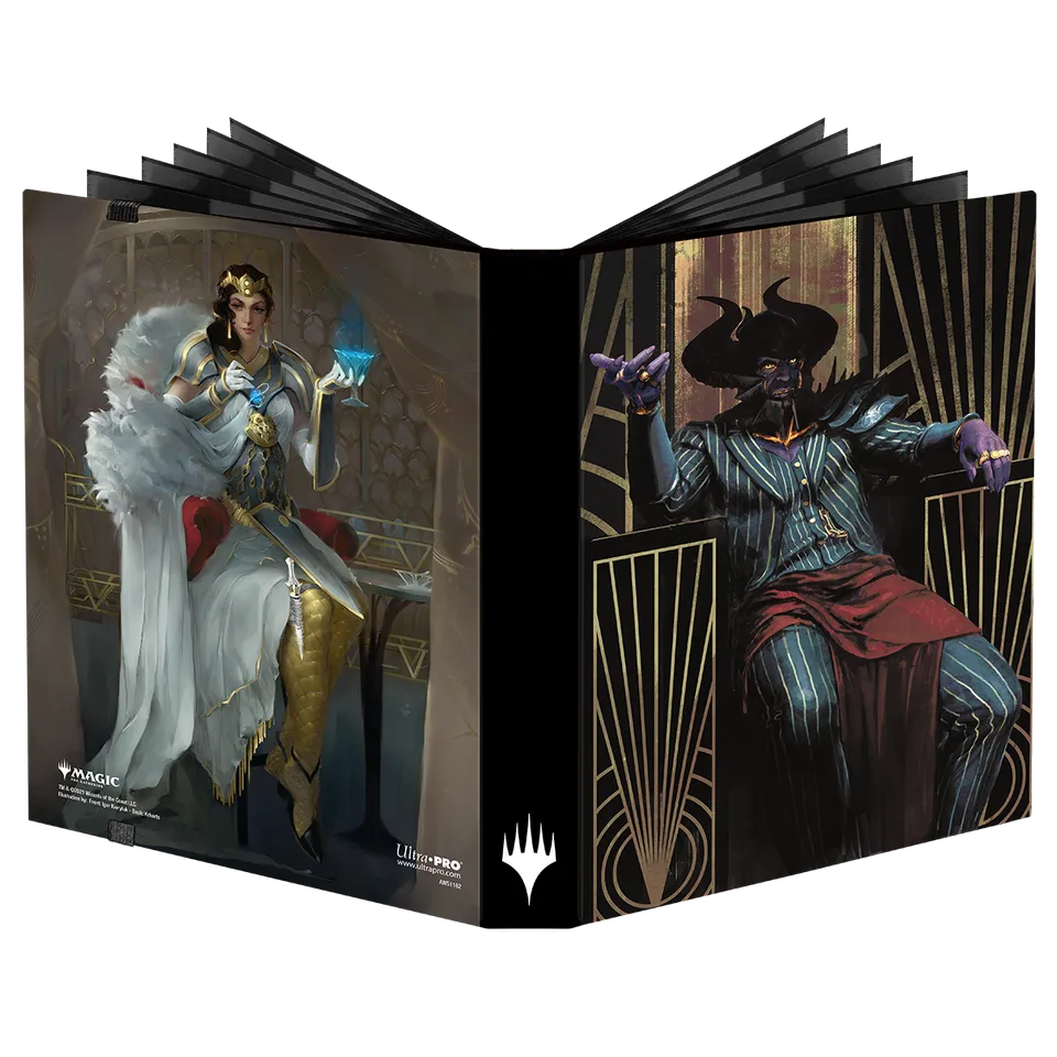ultra-pro-streets-of-new-capenna-ob-nixilis-elspeth-9-pocket-pro-binder-f-r-magi image 1