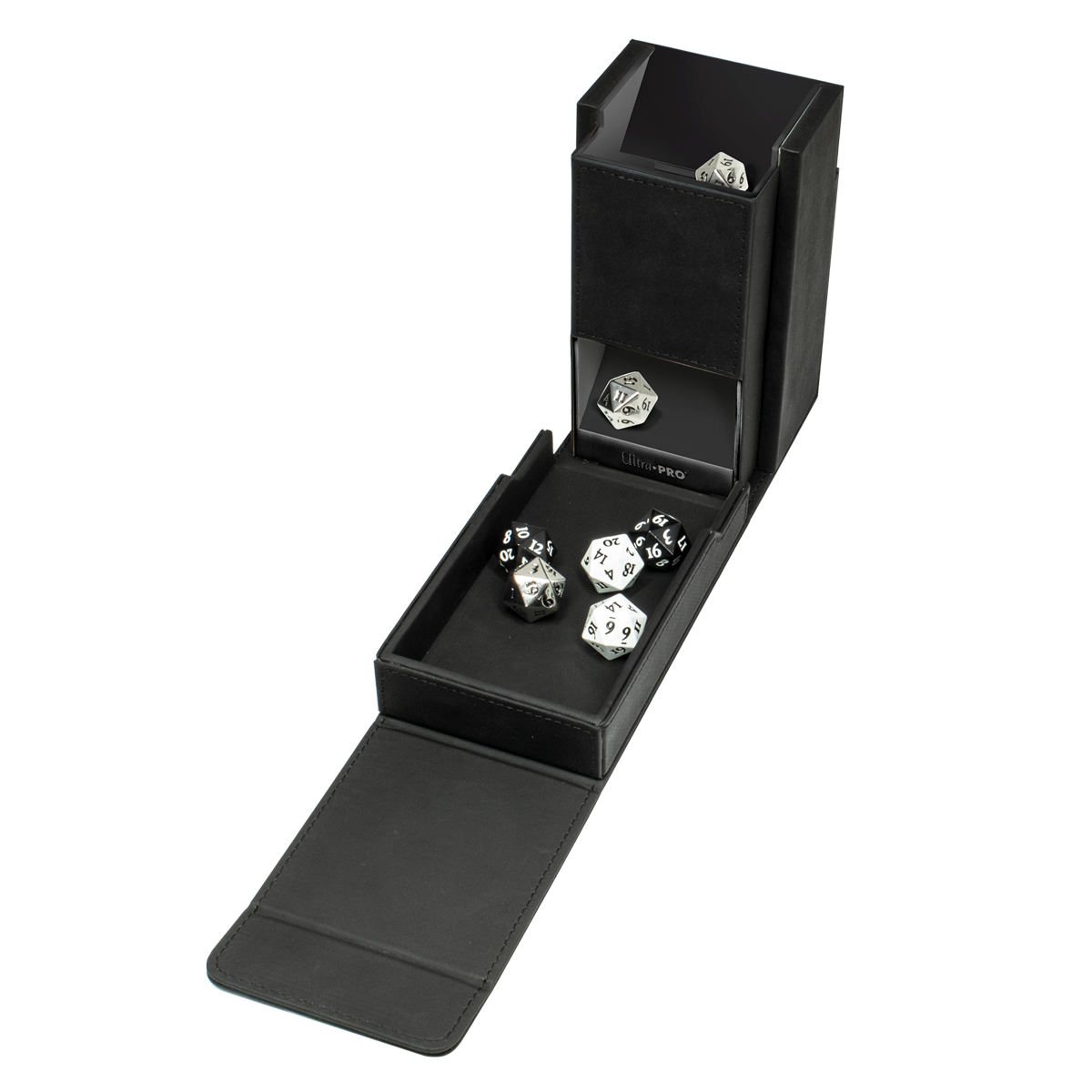 ultra-pro-alcove-dice-tower-jet-black-w-rfelturm image 1