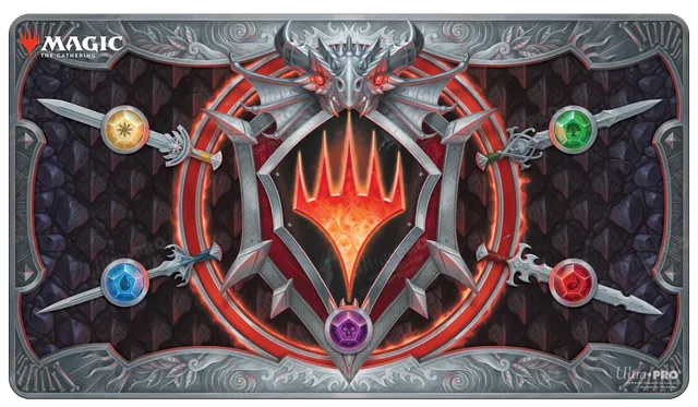 ultra-pro-adventures-in-the-forgotten-realms-planeswalker-symbol-white-stitched- image 1