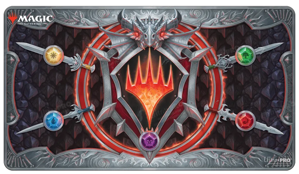 ultra-pro-adventures-in-the-forgotten-realms-planeswalker-symbol-white-stitched- image 1