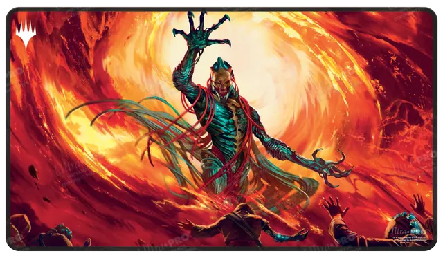 ultra-pro-the-brothers-war-gix-yawgmoth-praetor-stitched-playmat-magic-the-gathe image 1