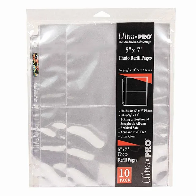 ultra-pro-3-loch-foto-h-llen-5-x-7-zoll-10-st-ck-zweiseitig image 1