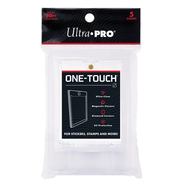 ultra-pro-one-touch-s-magnetic-holder-5ct-49x65mm-mini-halter-f-r-sticker-stamps image 1