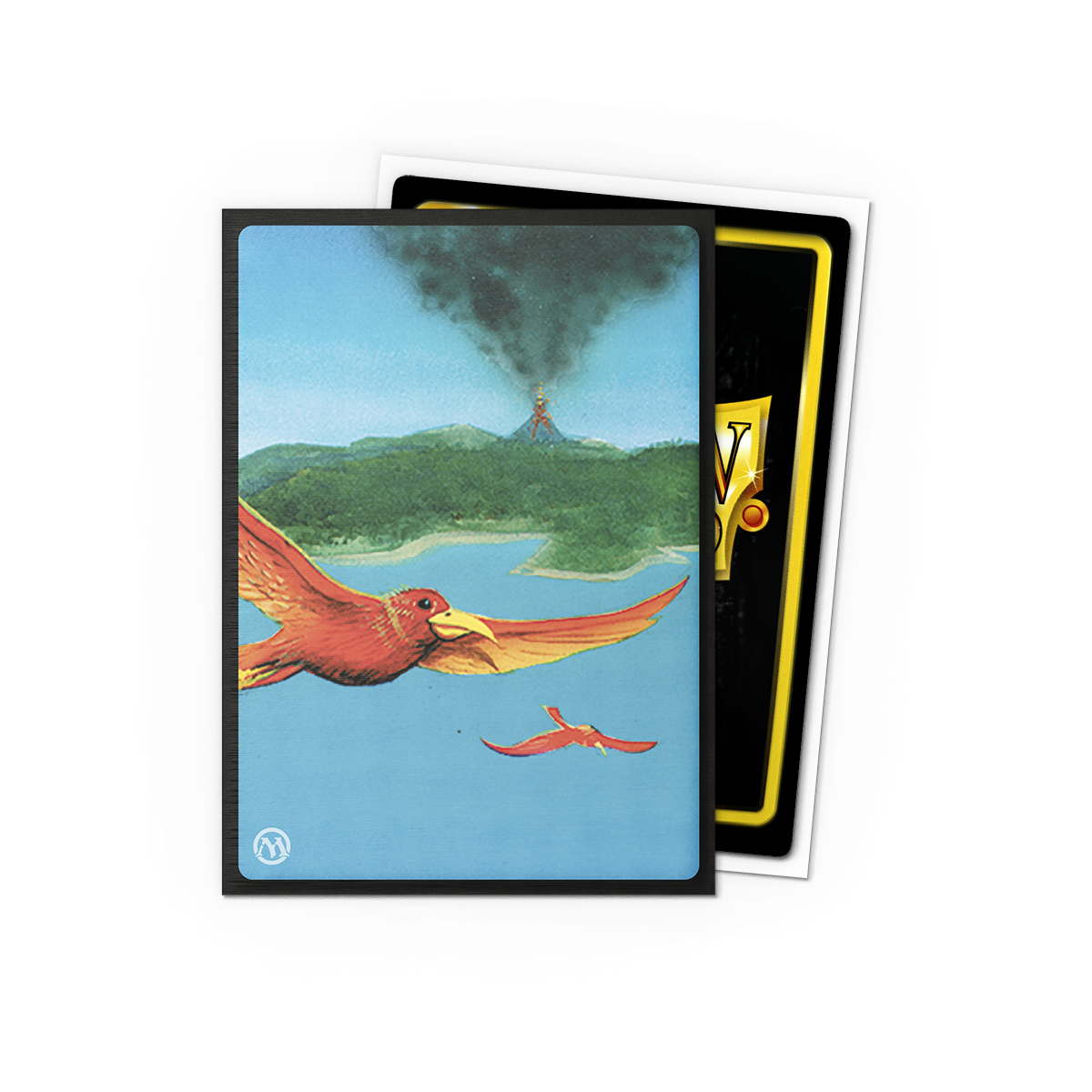 dragon-shield-retro-series-birds-of-paradise-brushed-art-sleeves-100-st-ck-stand image 2