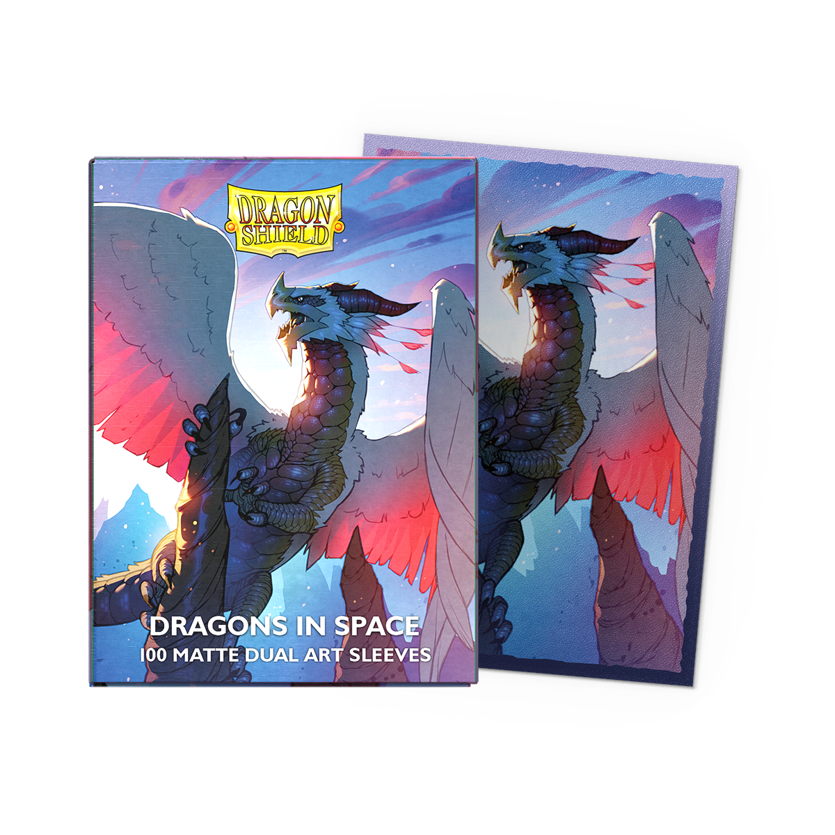 dragon-shield-dragons-in-space-matte-dual-art-sleeves-limited-edition image 1