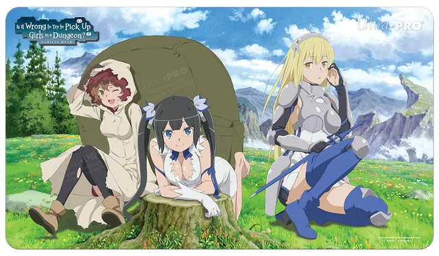 ultra-pro-heroines-standard-gaming-playmat-is-it-wrong-to-try-to-pick-up-girls-i image 1