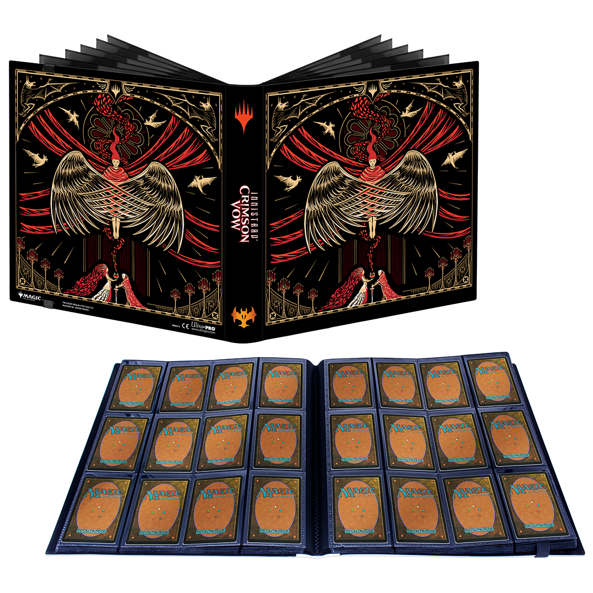 ultra-pro-innistrad-crimson-vow-wedding-invitation-12-pocket-pro-binder-f-r-magi image 2