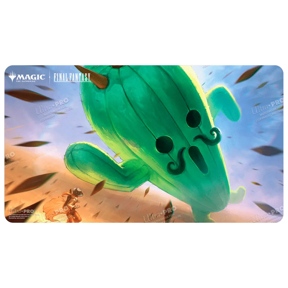 ultra-pro-magic-the-gathering-final-fantasy-jumbo-cactuar-playmat image 1