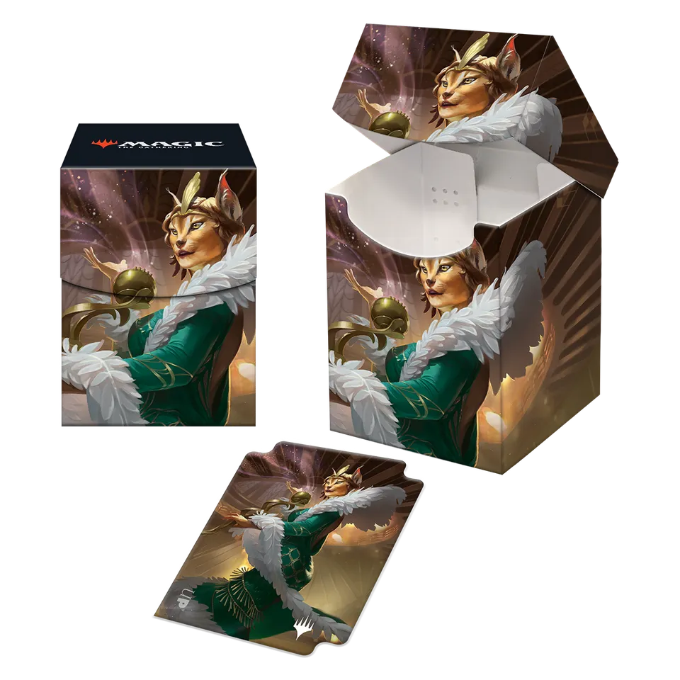 ultra-pro-streets-of-new-capenna-kitt-kanto-mayhem-diva-commander-100-deck-box-f image 1