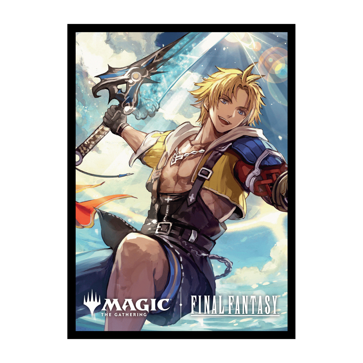 ultra-pro-magic-the-gathering-final-fantasy-tidus-deck-protector-sleeves-100ct image 1