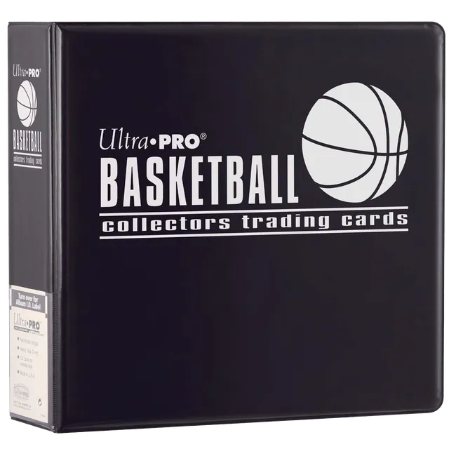 ultra-pro-3-basketball-trading-card-sammelalbum-f-r-standard-seiten-schwarz-mit- image 1
