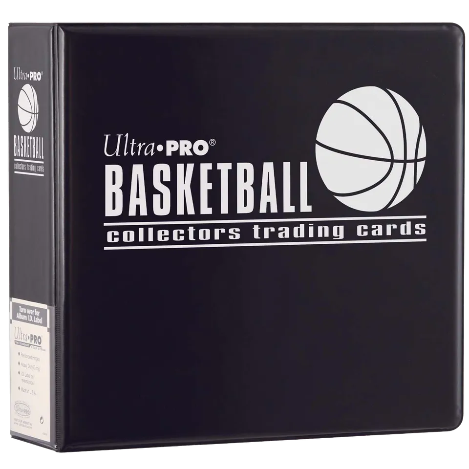 ultra-pro-3-basketball-trading-card-sammelalbum-f-r-standard-seiten-schwarz-mit- image 1