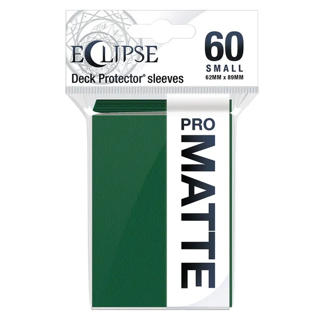 ultra-pro-eclipse-matte-small-deck-protector-sleeves-60ct-forest-green-f-r-yu-gi image 1