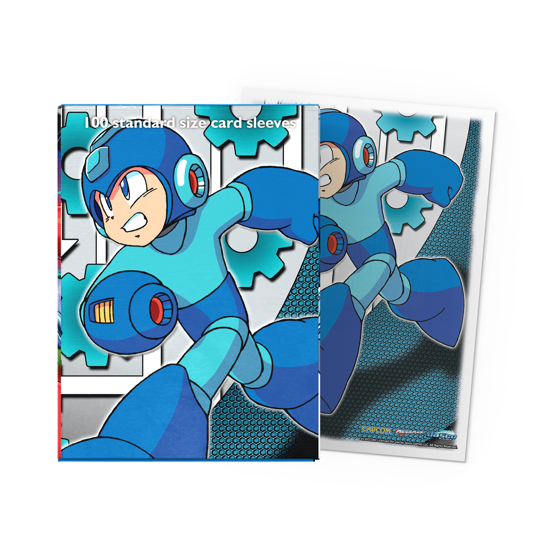 dragon-shield-mega-man-classic-art-sleeves-standard-size image 1