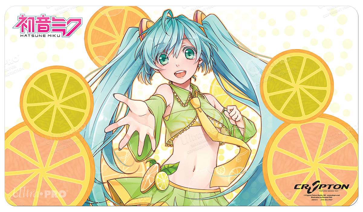 ultra-pro-hatsune-miku-summertime-standard-playmat-gaming-mousepad-24-x-13-5 image 1