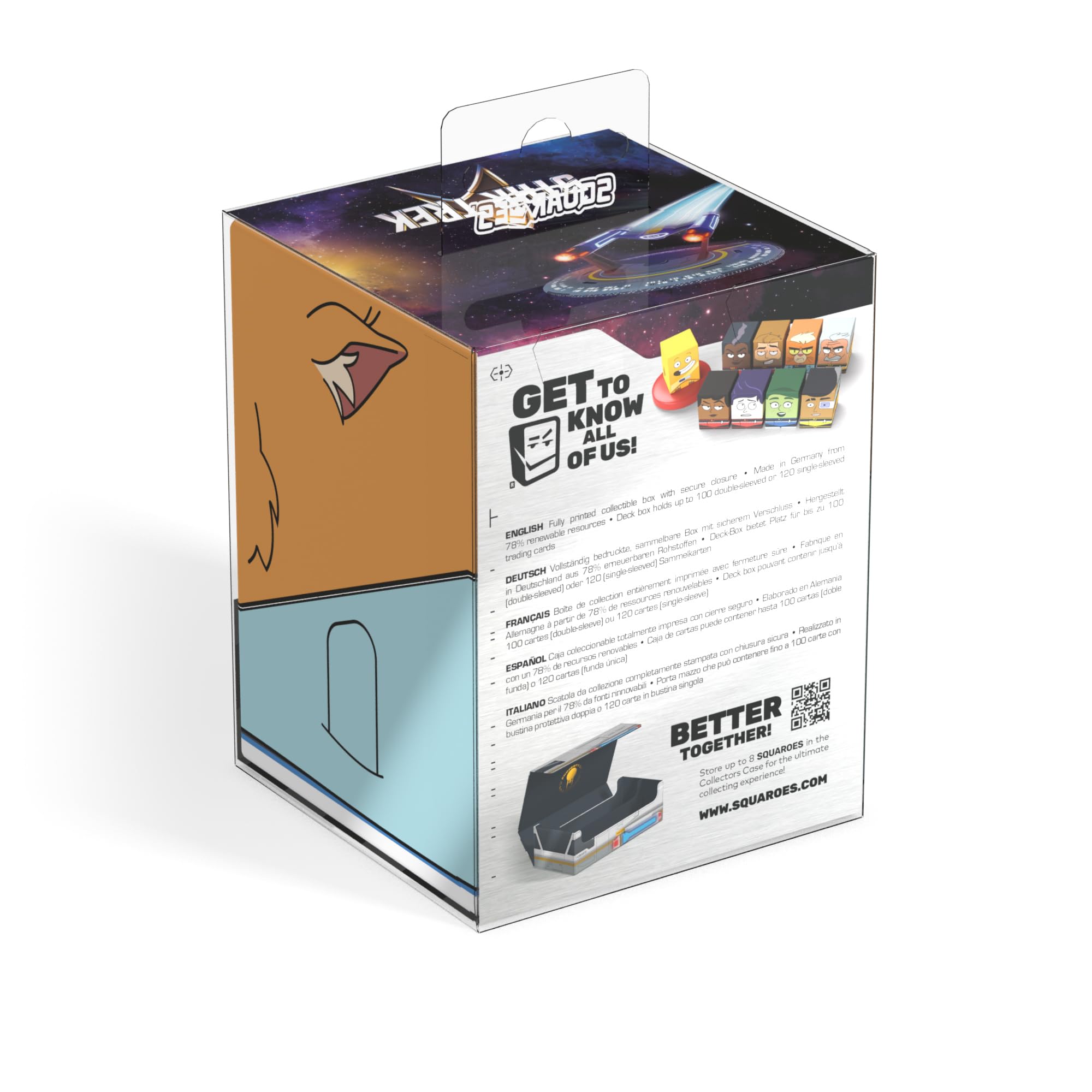 ultimate-guard-squaroes-boulder-100-star-trek-lower-decks-t-ana-deck-box image 8