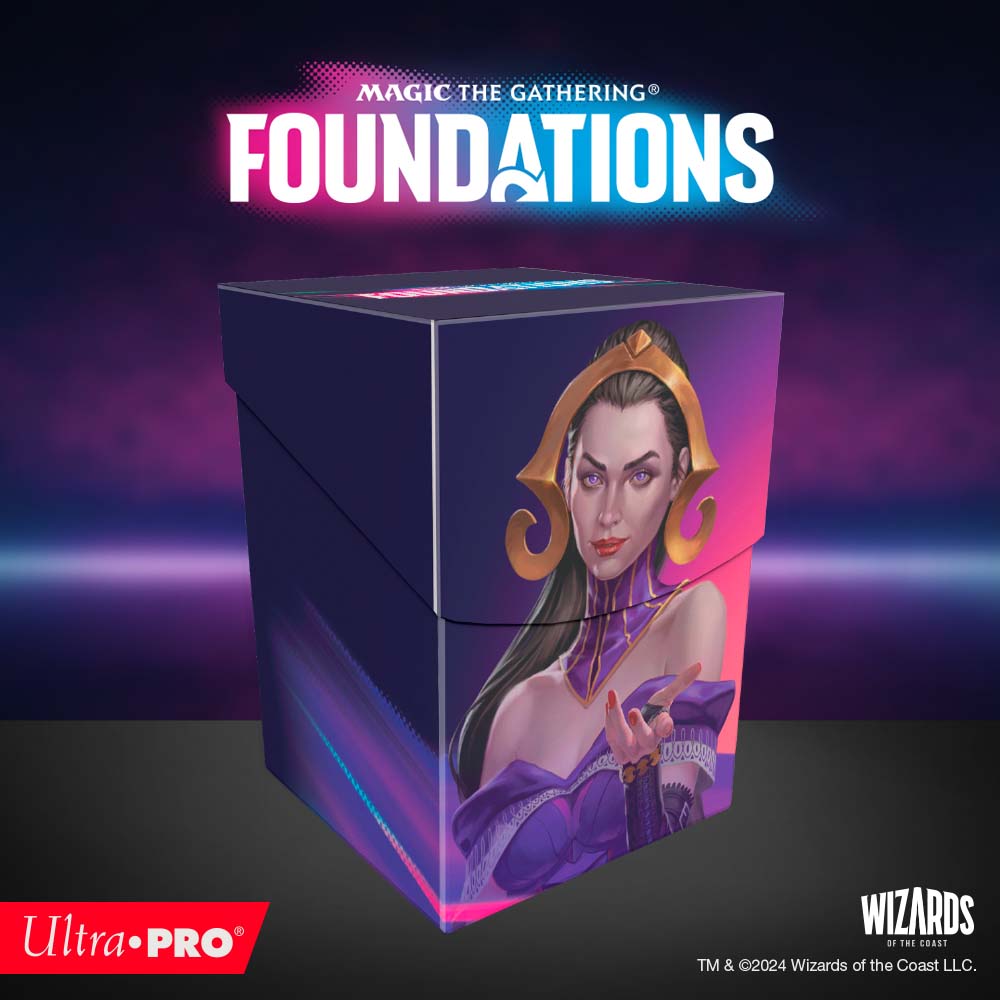 ultra-pro-foundations-liliana-100-deck-box-dark-f-r-magic-the-gathering image 2