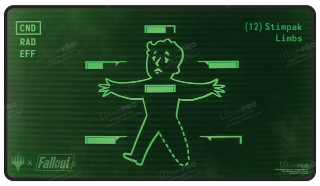 ultra-pro-fallout-inventory-management-black-stitched-standard-gaming-playmat-f- image 1