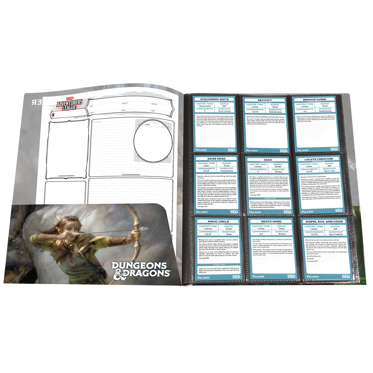 ultra-pro-ranger-class-folio-mit-stickern-f-r-dungeons-dragons image 2