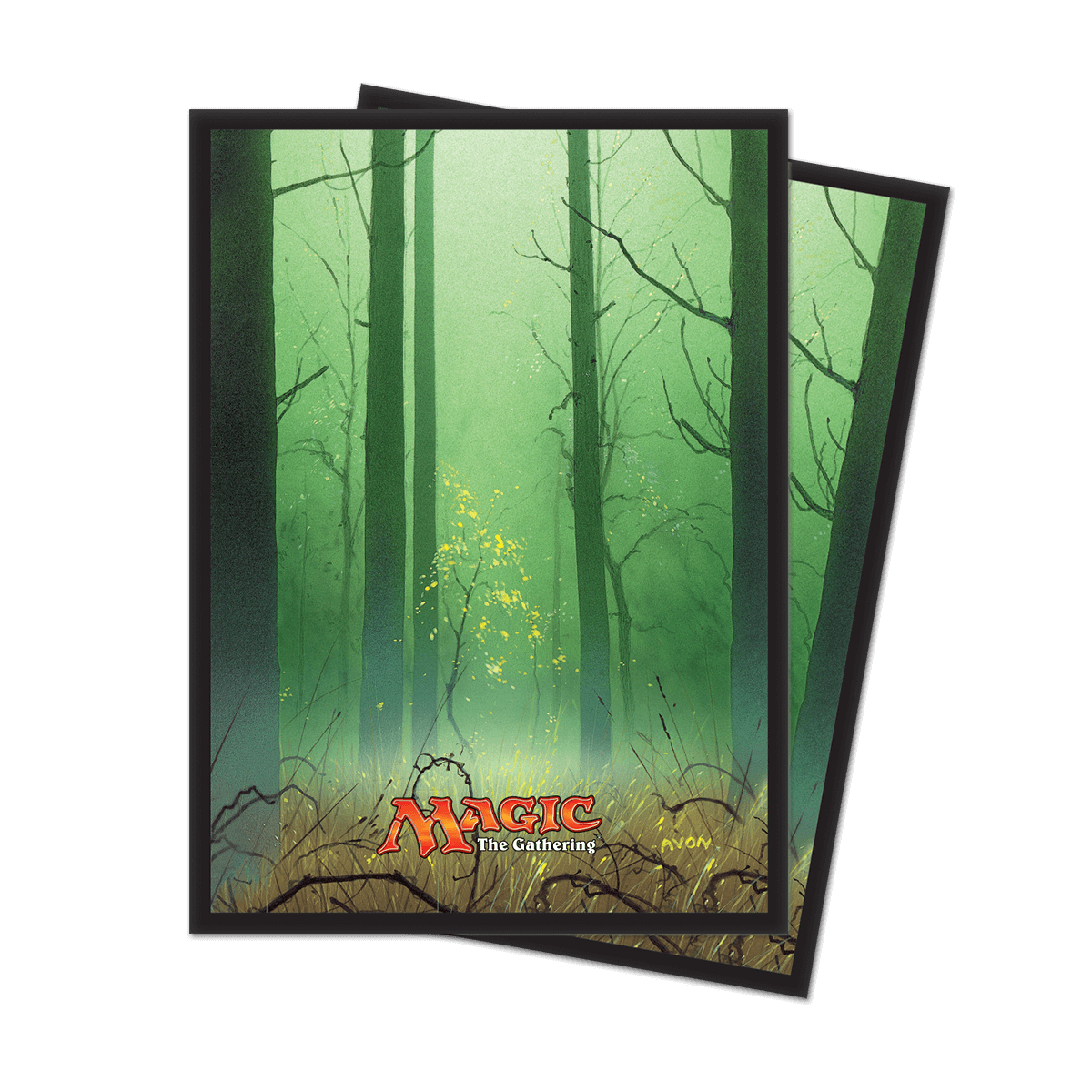 ultra-pro-mana-5-forest-standard-deck-protector-sleeves-80ct-f-r-magic-the-gathe image 1