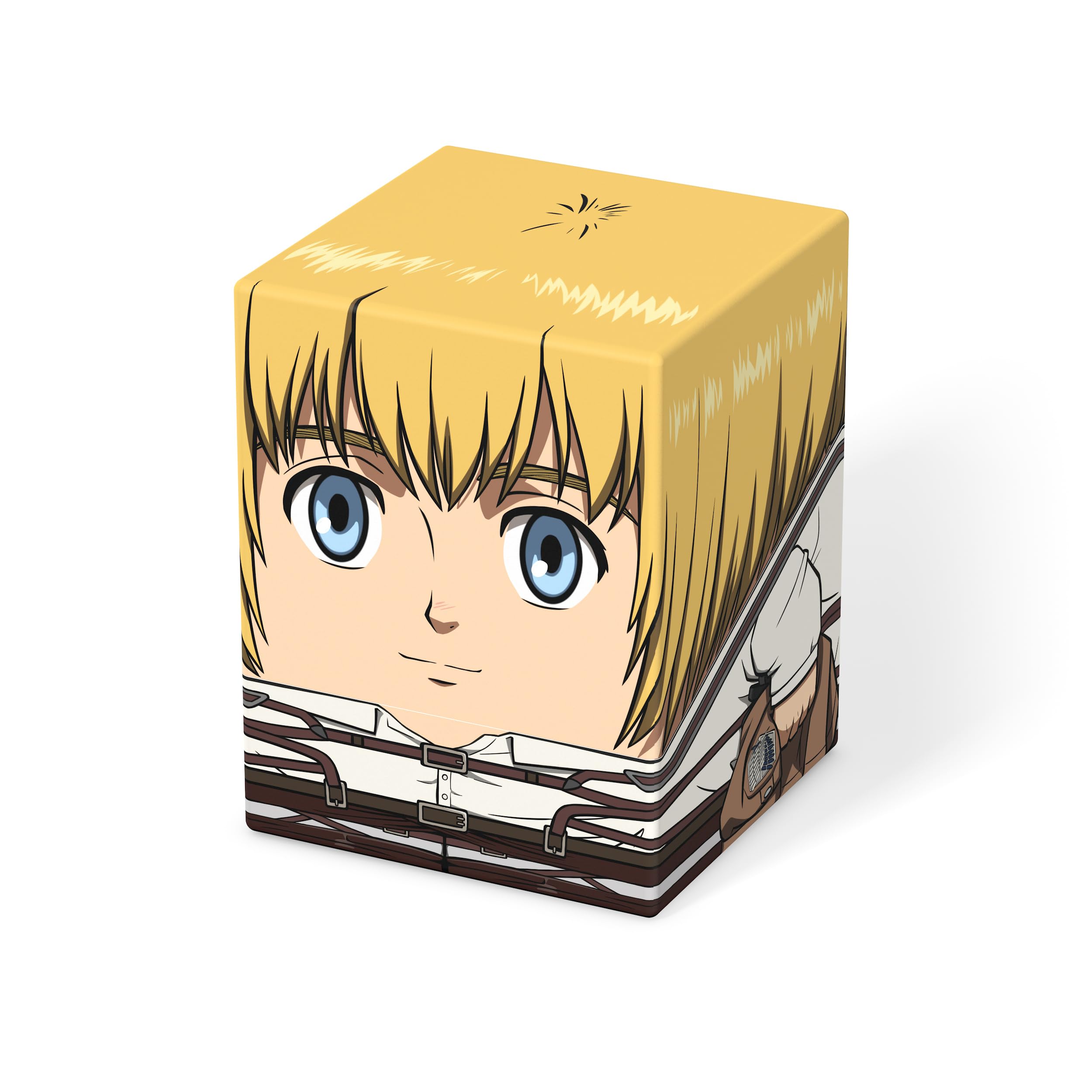 ultimate-guard-squaroes-squaroe-deck-box-100-attack-on-titan-aot002-armin-arlert image 2