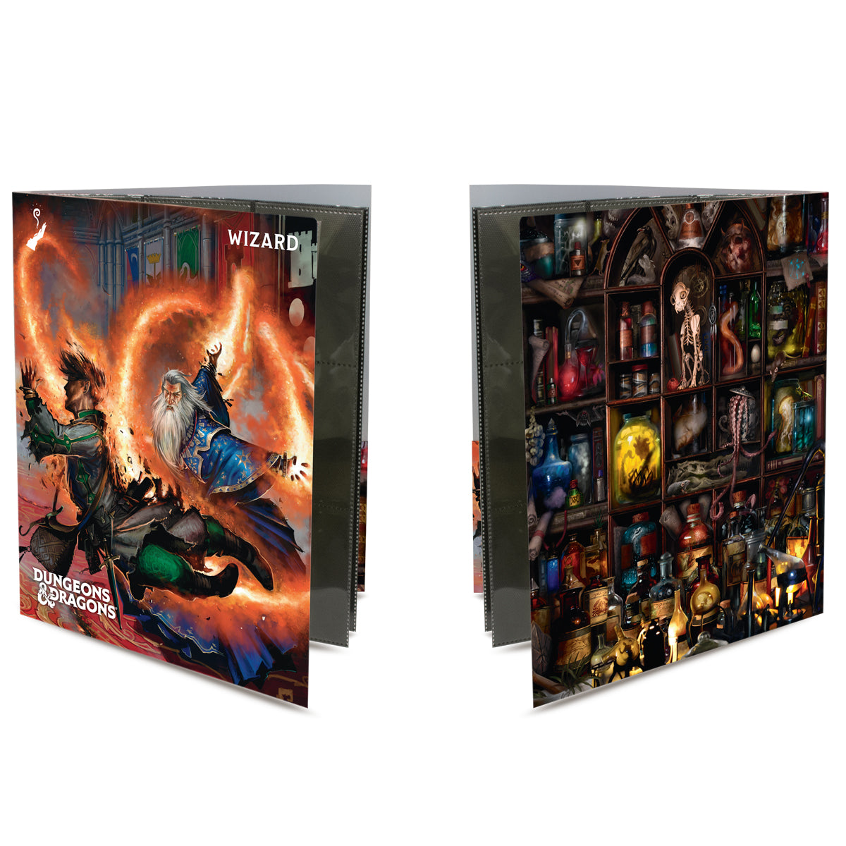 ultra-pro-dungeons-dragons-wizard-class-folio-mappe-mit-stickern image 1