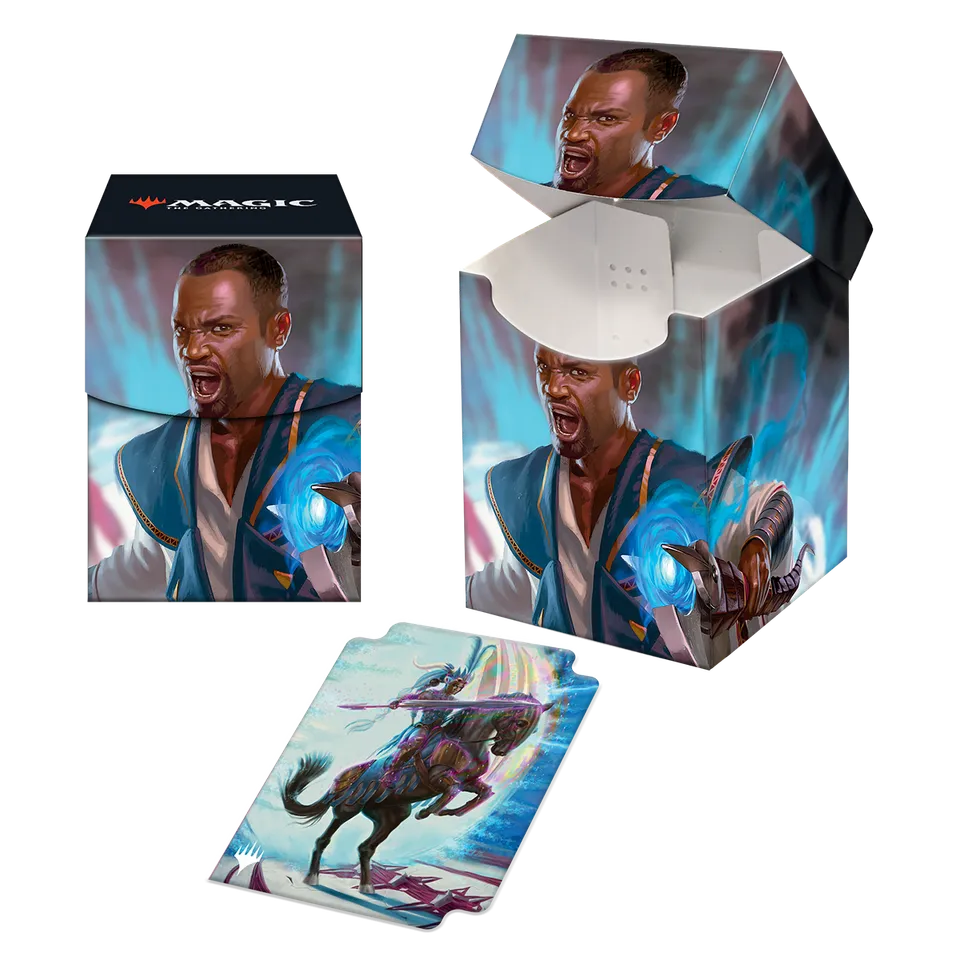 ultra-pro-march-of-the-machine-100-deck-box-teferi-akosa-f-r-magic-the-gathering image 1