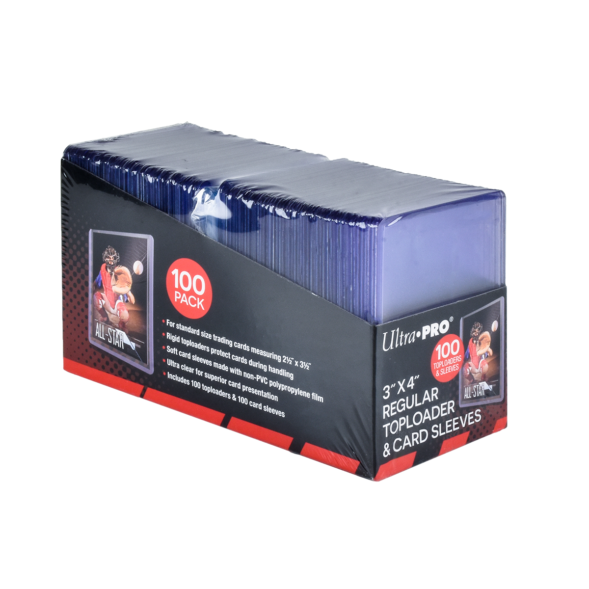 ultra-pro-3-x-4-zoll-clear-regular-toploader-soft-sleeves-bundle-100-st-ck image 1