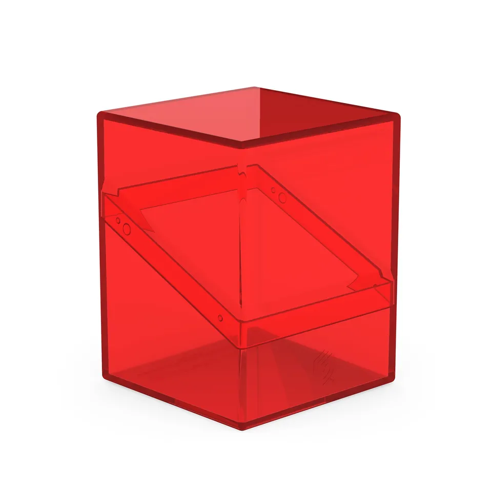 ultimate-guard-boulder-100-clear-deck-box-transparent-ruby image 1