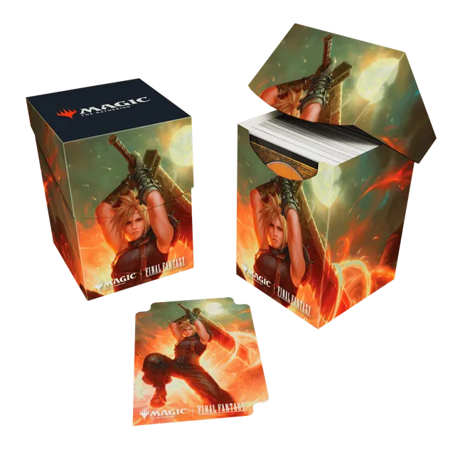 ultra-pro-magic-the-gathering-final-fantasy-cloud-ex-soldier-commander-100-deck- image 1