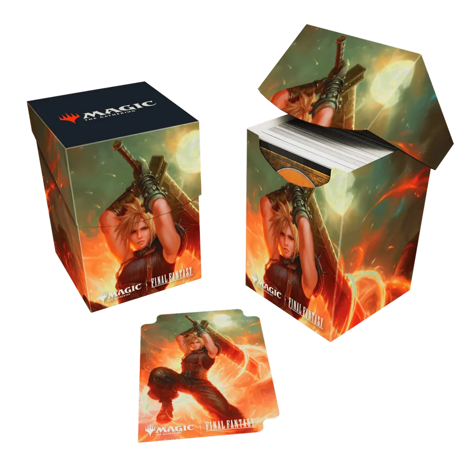 ultra-pro-magic-the-gathering-final-fantasy-cloud-ex-soldier-commander-100-deck- image 1
