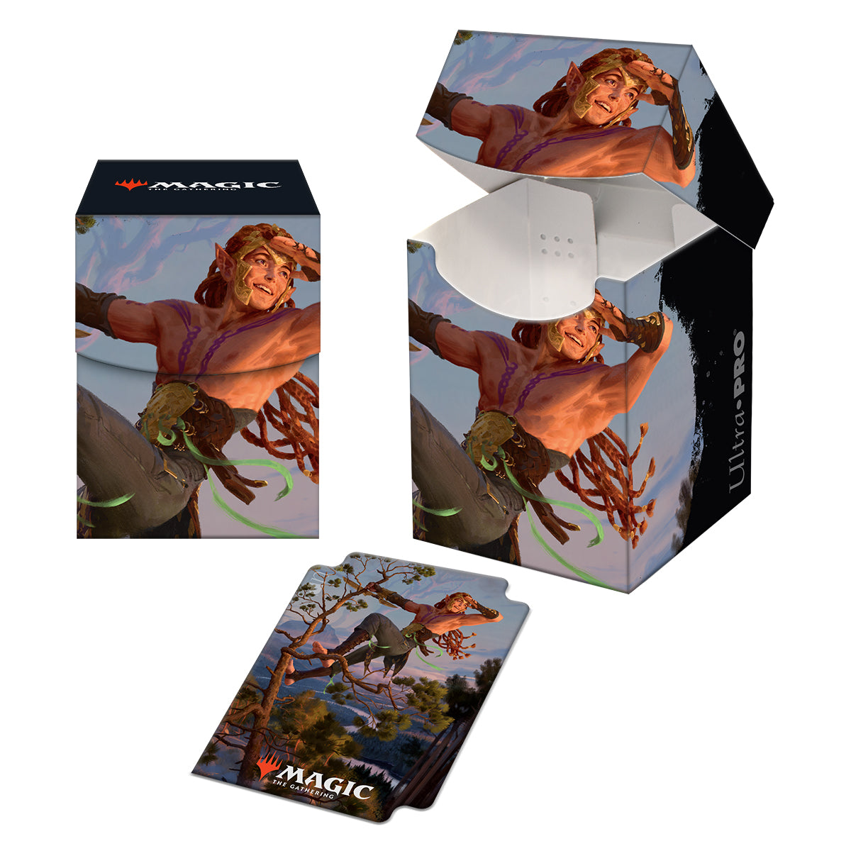 ultra-pro-kaldheim-tyvar-kell-pro-100-deck-box-f-r-magic-the-gathering image 1