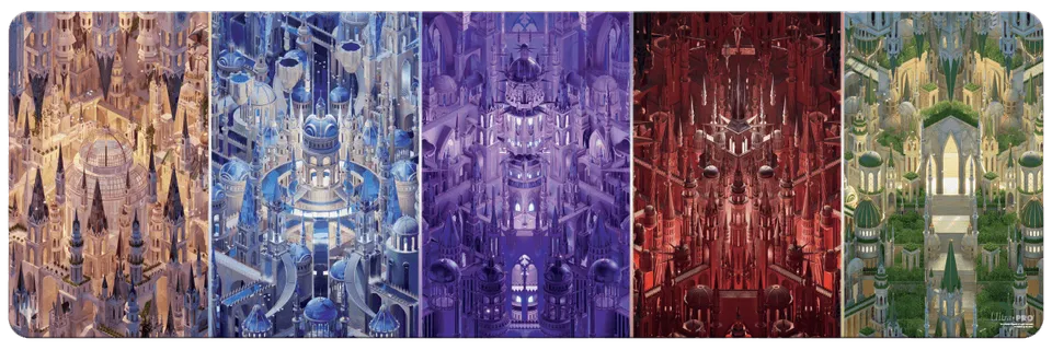 ultra-pro-murders-at-karlov-manor-impossible-lands-8ft-table-playmat-f-r-magic-t image 1