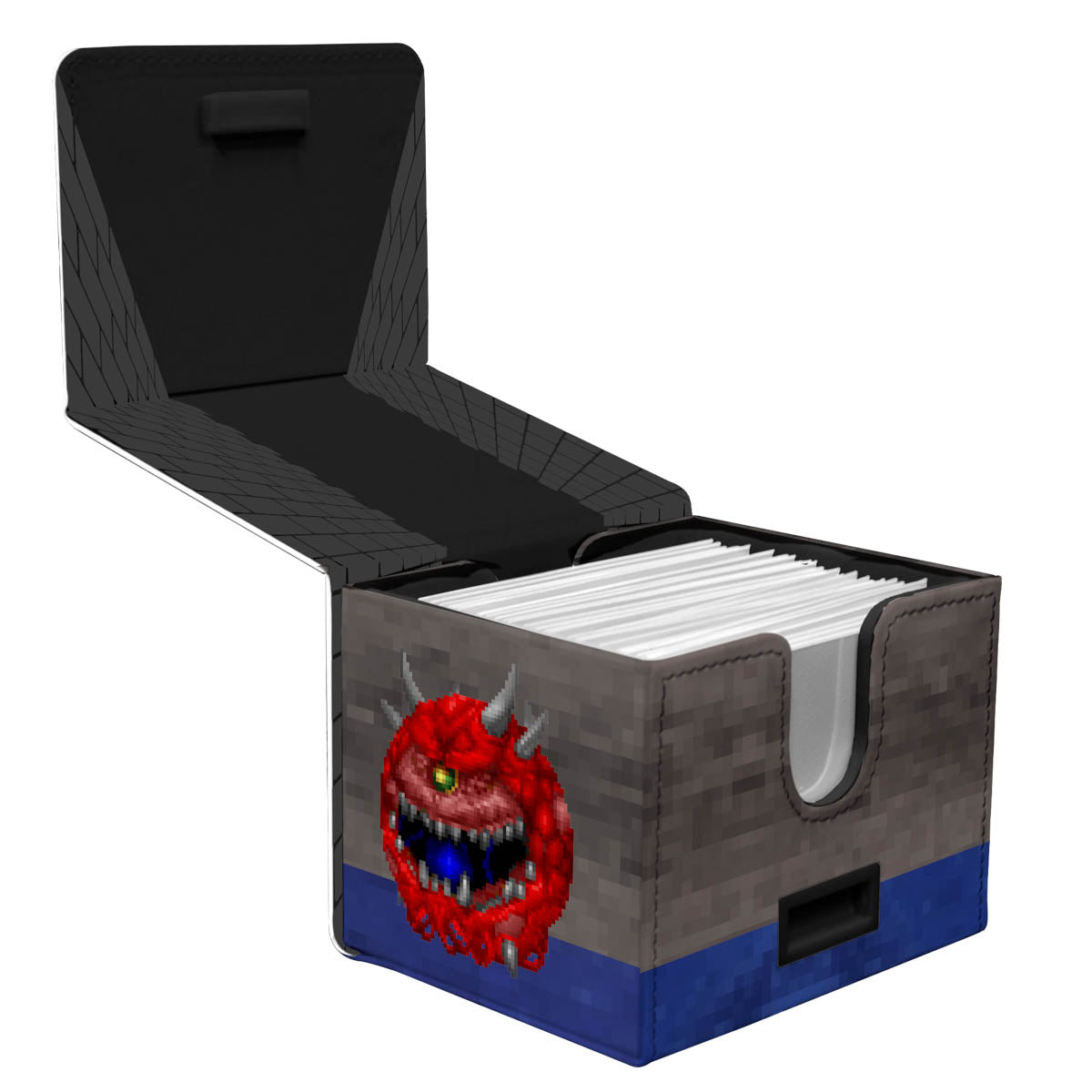 ultra-pro-doom-cacodemon-alcove-edge-deck-box-lederimitat-f-r-100-karten image 2