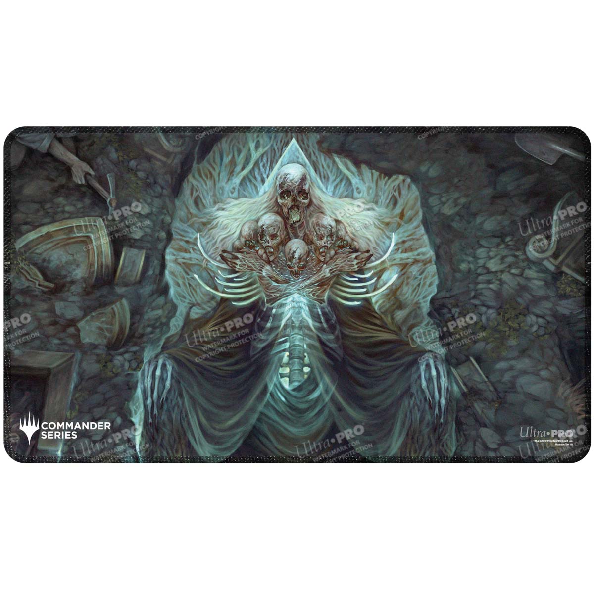 ultra-pro-commander-series-5-three-color-wedge-myrkul-stitched-playmat-f-r-magic image 1