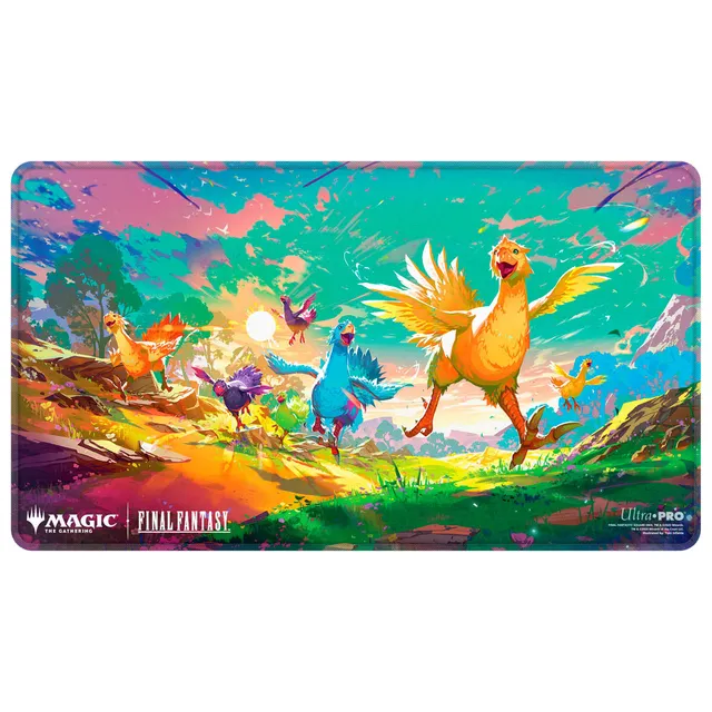 ultra-pro-holofoil-playmat-magic-the-gathering-final-fantasy-chocobo-f-r-mtg image 1