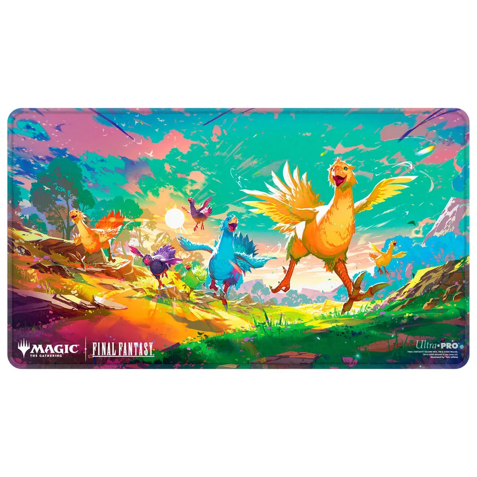 ultra-pro-holofoil-playmat-magic-the-gathering-final-fantasy-chocobo-f-r-mtg image 1