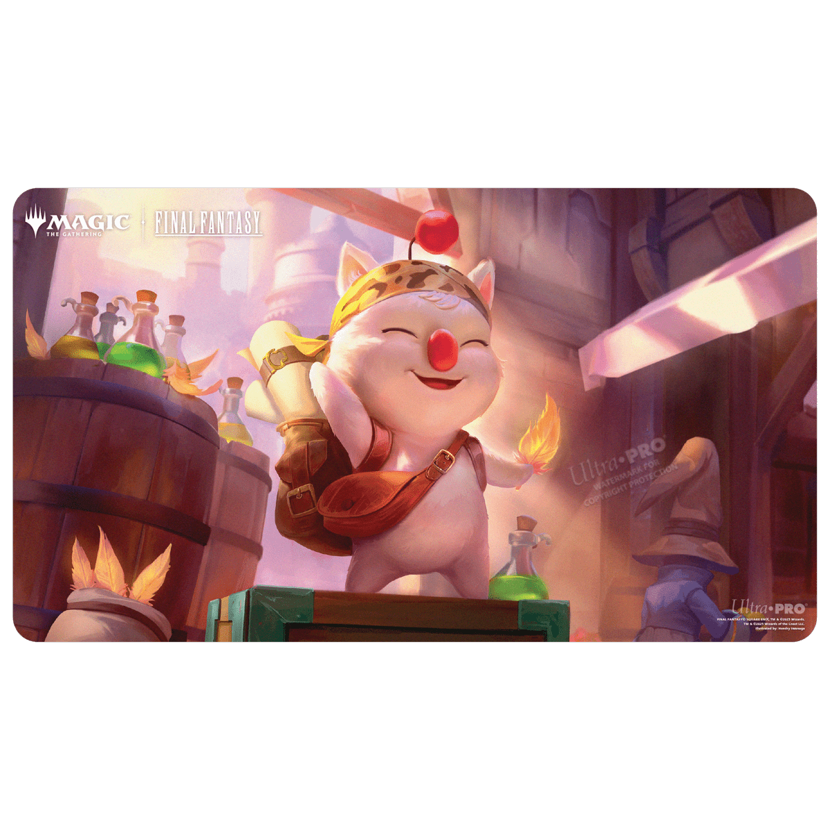 ultra-pro-magic-the-gathering-final-fantasy-stiltzkin-moogle-merchant-playmat image 1