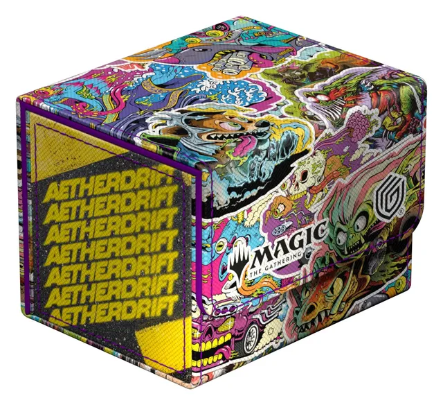 ultimate-guard-sidewinder-100-deckbox-magic-the-gathering-aetherdrift-revved-up- image 1