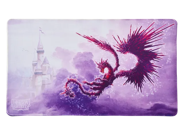 dragon-shield-tcg-playmat-racan-clear-purple-dragon-spielmatte image 1